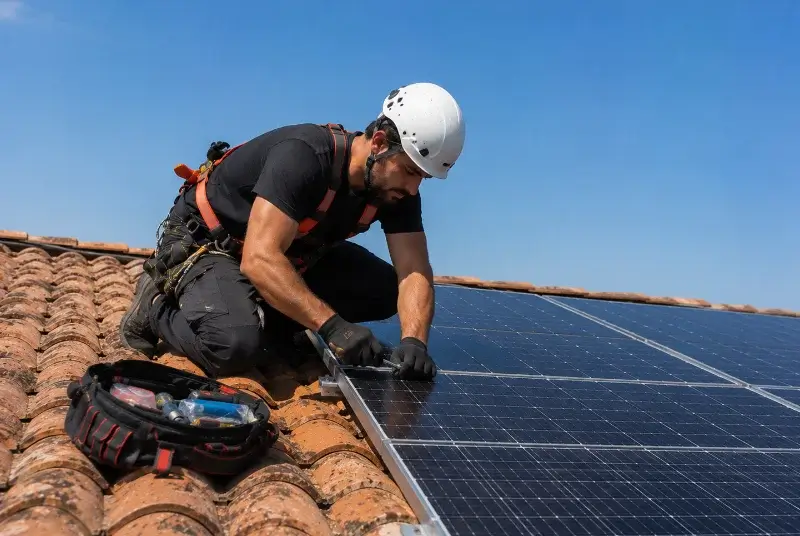 Maintenance et monitoring de panneaux solaires à Irigny